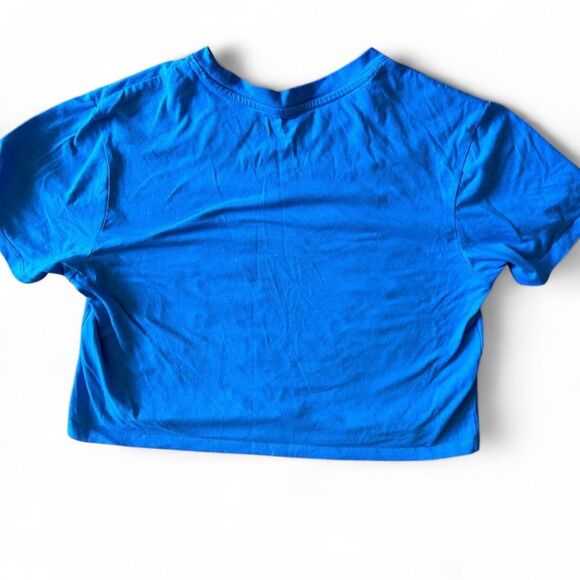 Nickelodeon women's midriff Blue Hey Arnold T-shirt Medium - Picture 2 of 3